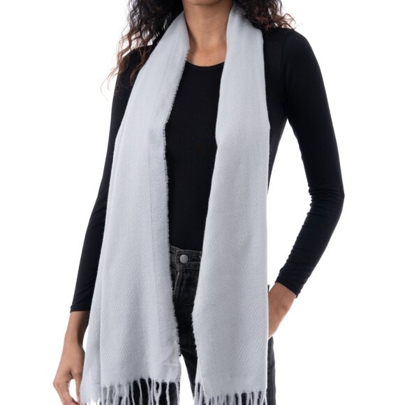 Style & Co Solid Fringe Trim Scarf NWT - Picture 1 of 2